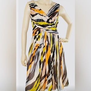 MOSCHINO Silk Pattern Dress